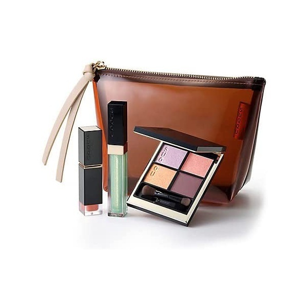★Delivery direct from Japan★Ekeep SUQQU SEA GLASS Eyes & Lip Kit (with pouch) (Isetan limited edition)