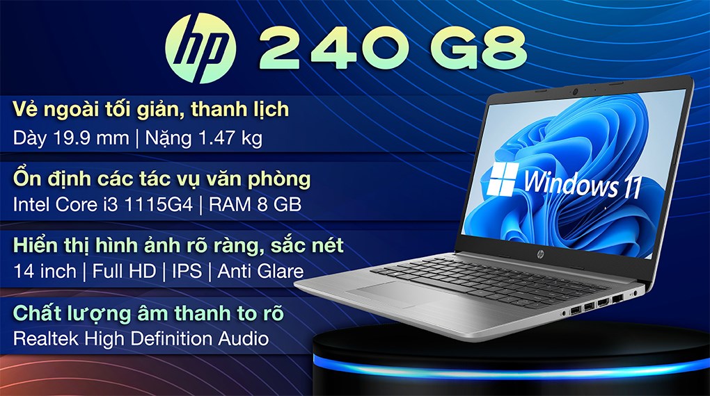 Laptop HP 240 G8 i3 1115G4