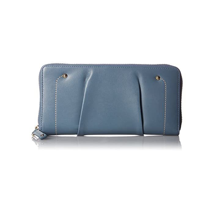 [Ilmus] Round Zipper Long Wallet S-IL13314BL Blue