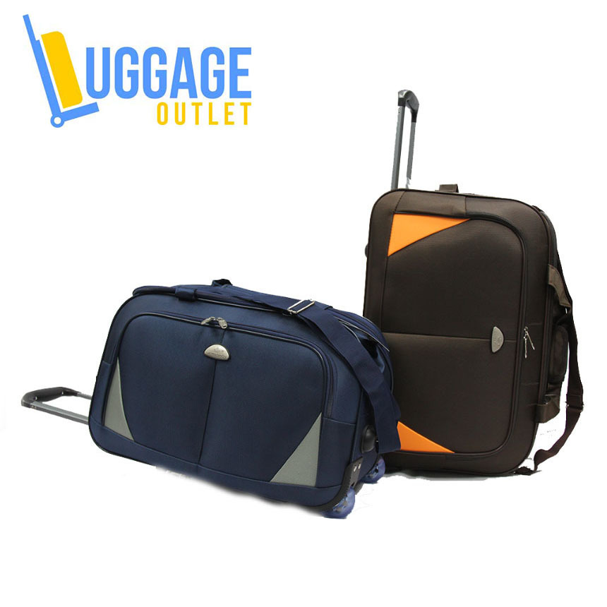 LO★Best for Short Holidays★ Cabin Size Trolley Duffle Bag Carry on Travel Luggage Trendy