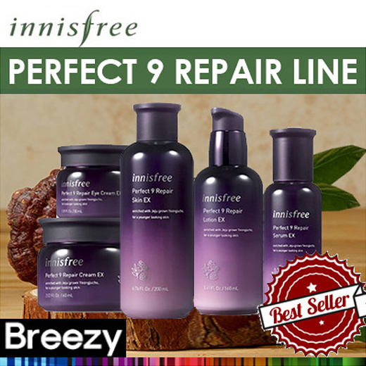 BREEZY ★ [Innisfree] Perfect 9 Repair Line / Toner / Lotion / Serum / Eye Cream / Cream / Korean