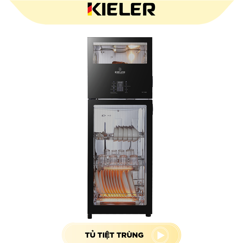 Tủ tiệt trùng Tủ khử trùng Kieler KL-TL-465 có khả năng nấu và khử trùng thực phẩm bảo hành 3 năm công suất 2300W