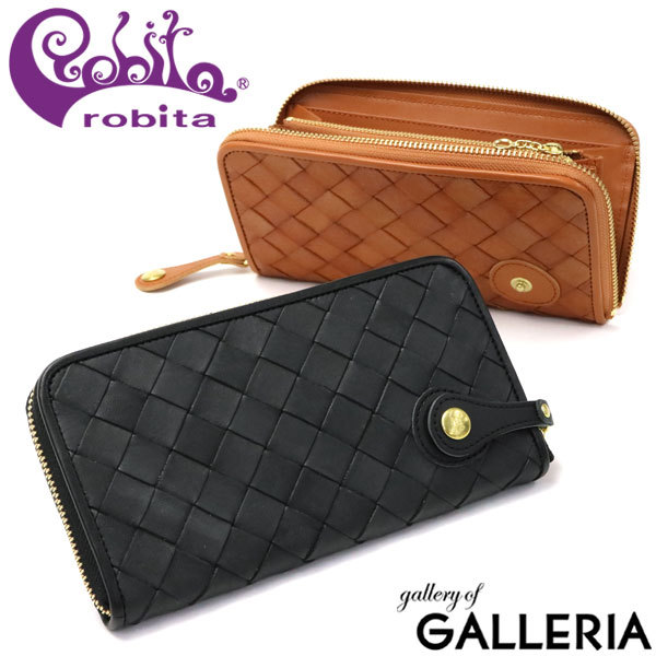 robita[Regular dealer] robita round zipper wallet anyam nya robita long wallet ladies round zipper genuine